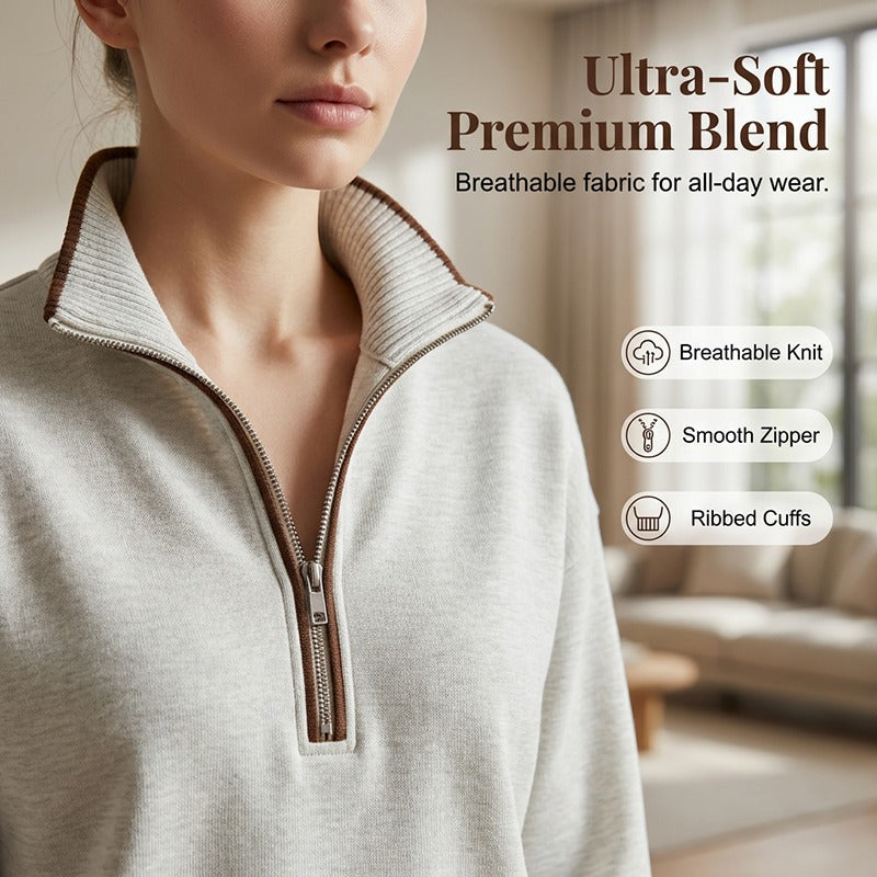 Women's Half-Zip Tracksuit Set
