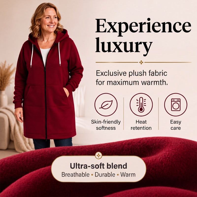🔥 LIMITED TIME: 50% OFF 👉Women's Zip-Up Fleece Hoodies