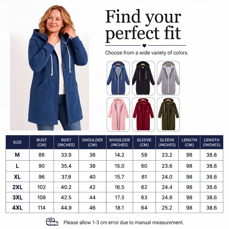 🔥 LIMITED TIME: 50% OFF 👉Women's Zip-Up Fleece Hoodies