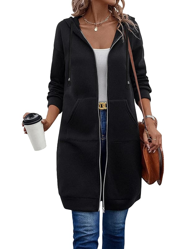 🔥 LIMITED TIME: 50% OFF 👉Women's Zip-Up Fleece Hoodies