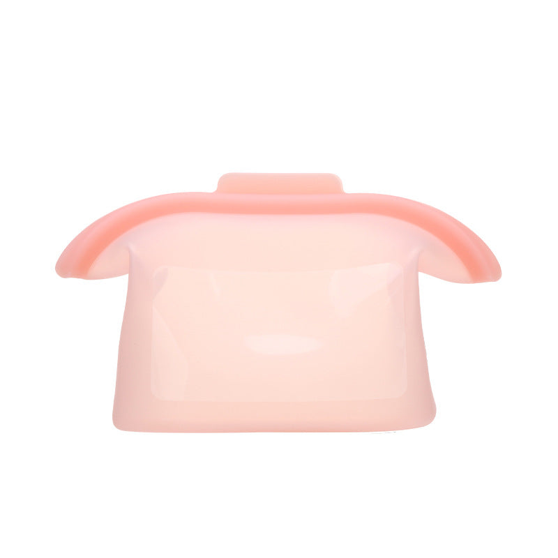 Stand Up Food Grade Silicone Storage Bag, 4-Cup