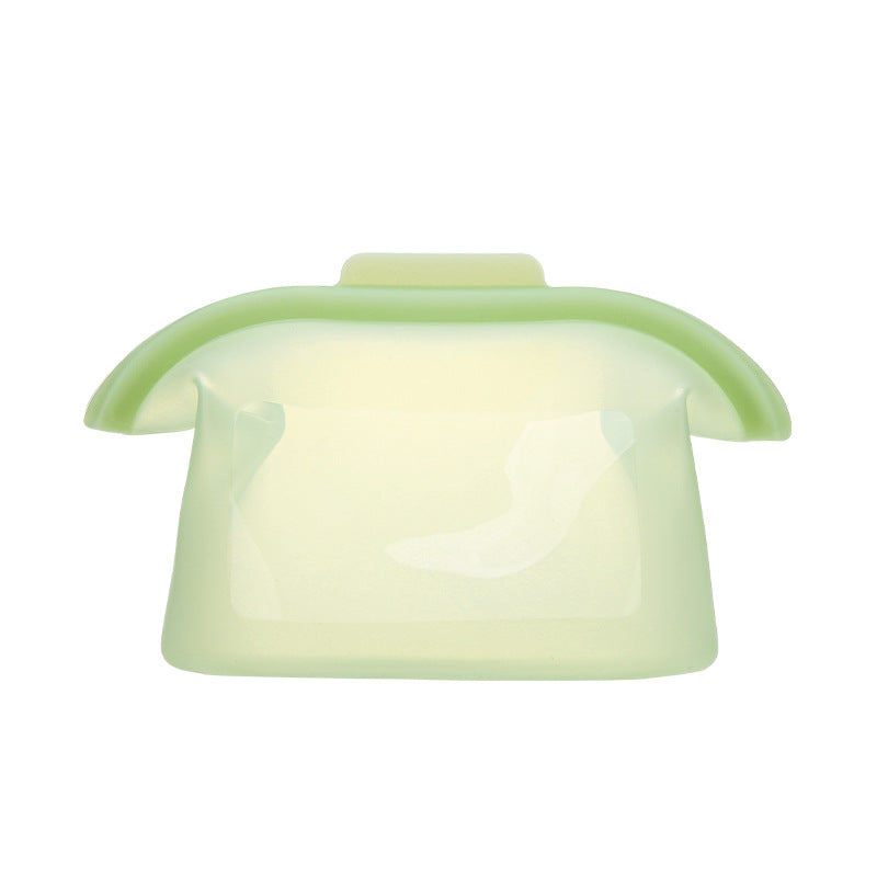 Stand Up Food Grade Silicone Storage Bag, 4-Cup