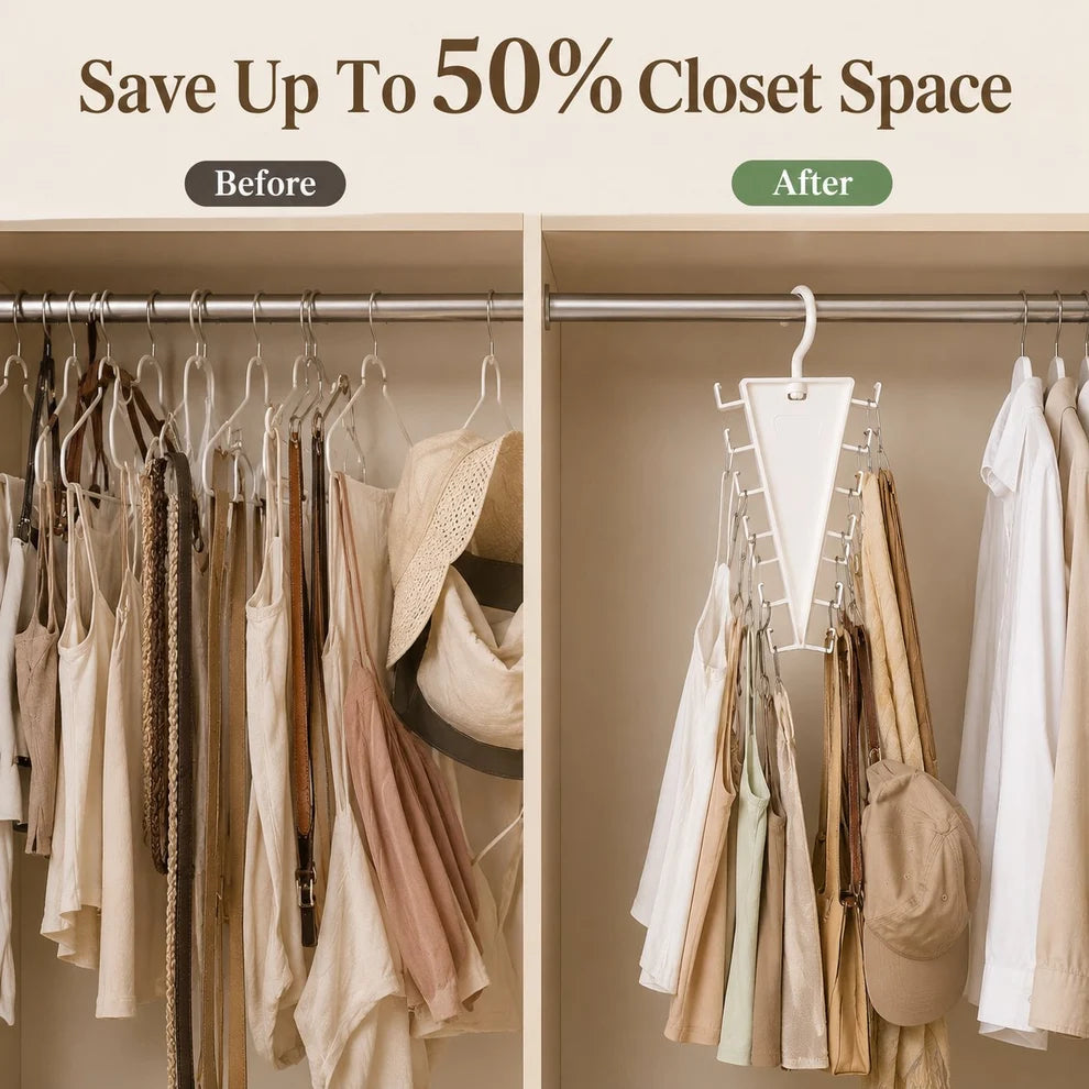 [BUY 1 GET 1 FREE] 🧥✨V-Shaped Space-Saving Closet Hanger